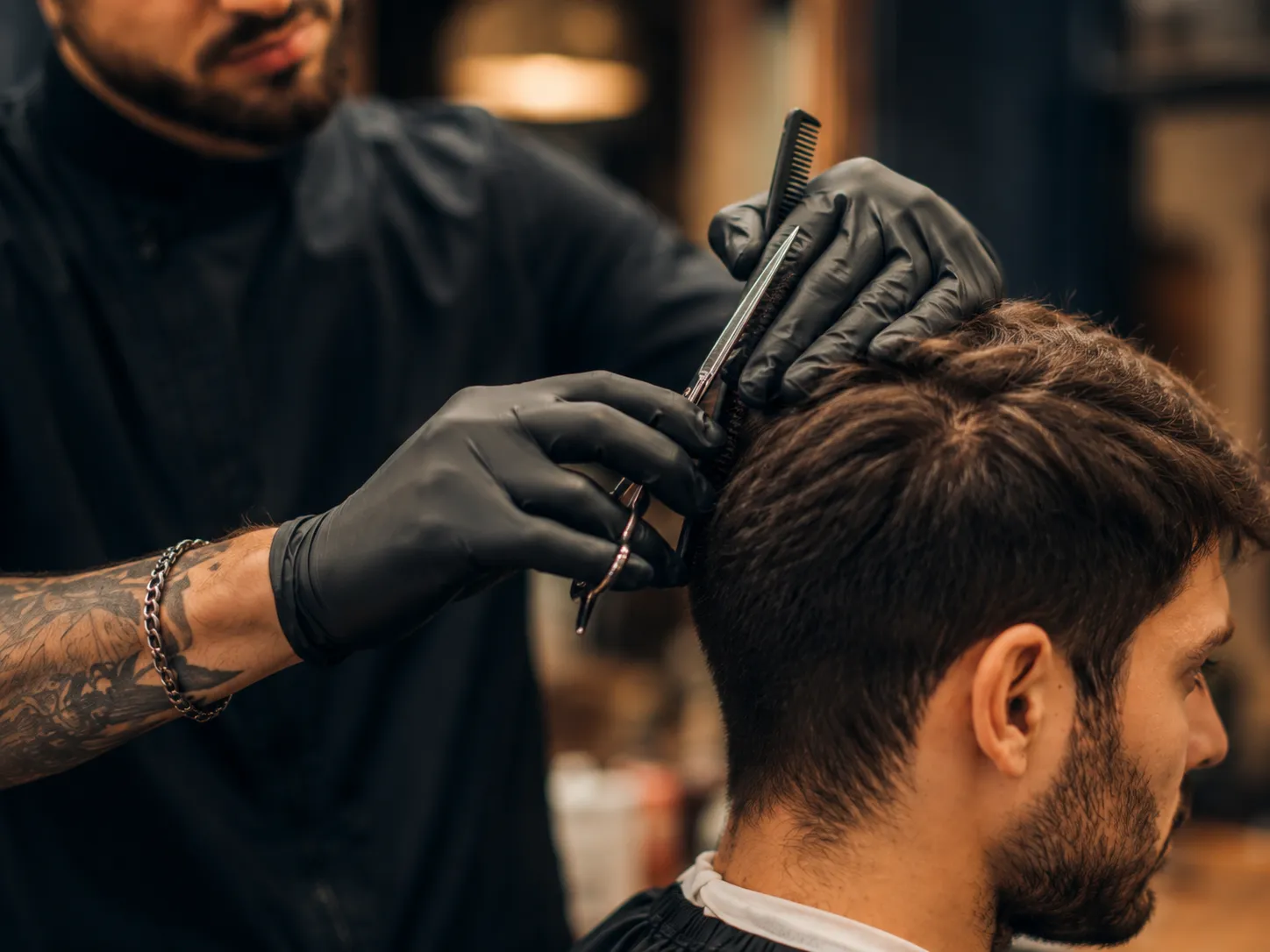 Corte de cabello en Barbería Oveja Negra